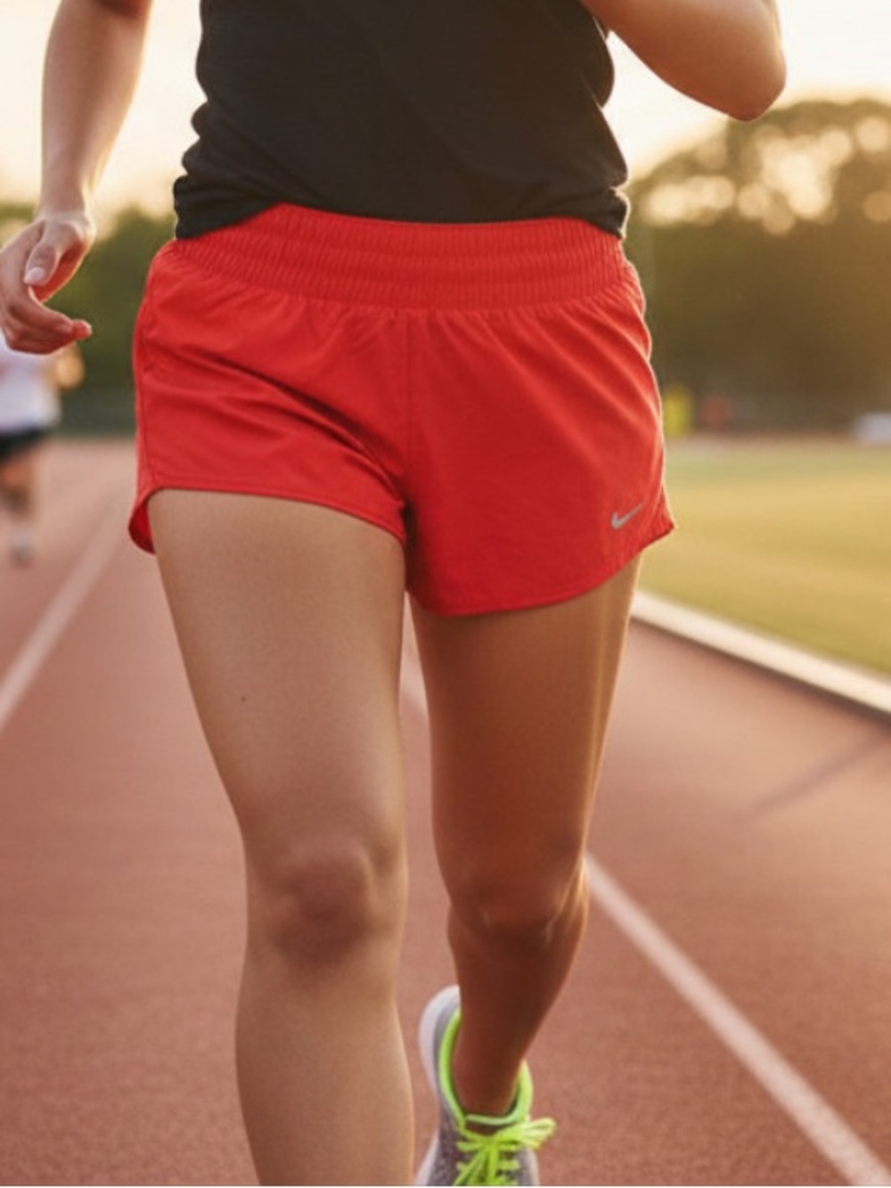 Nike Dri-FIT One Brief Lined Shorts Red Reflective Running